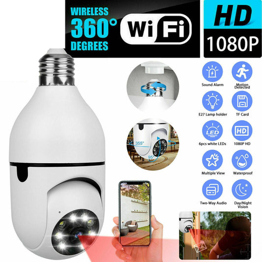 BulbGuard V380 — Smart 1080P E27 LED Camera