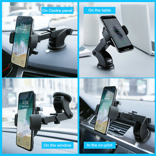 "LuxStand Pro: A luxurious 360° phone mount for your car"
