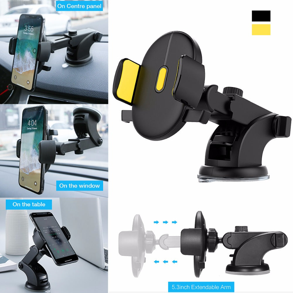 "LuxStand Pro: A luxurious 360° phone mount for your car"